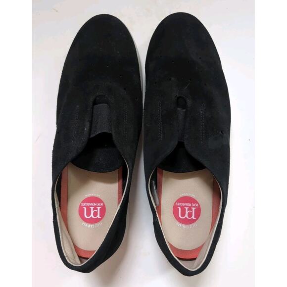 Pepe Menargues Black Suede Slip-On Shoes Women’s Size 39 EU (US 8.5-9) Comfort - Picture 2 of 14